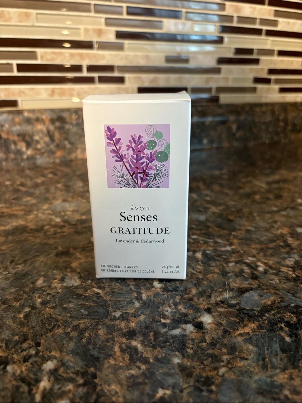 Avon Senses Gratitude Lavender & Cedarwood Steamers - Purple